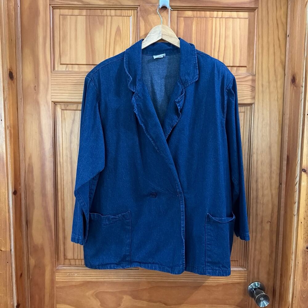 Vivaldi Denim Jean Jacket Women's Blue Size L